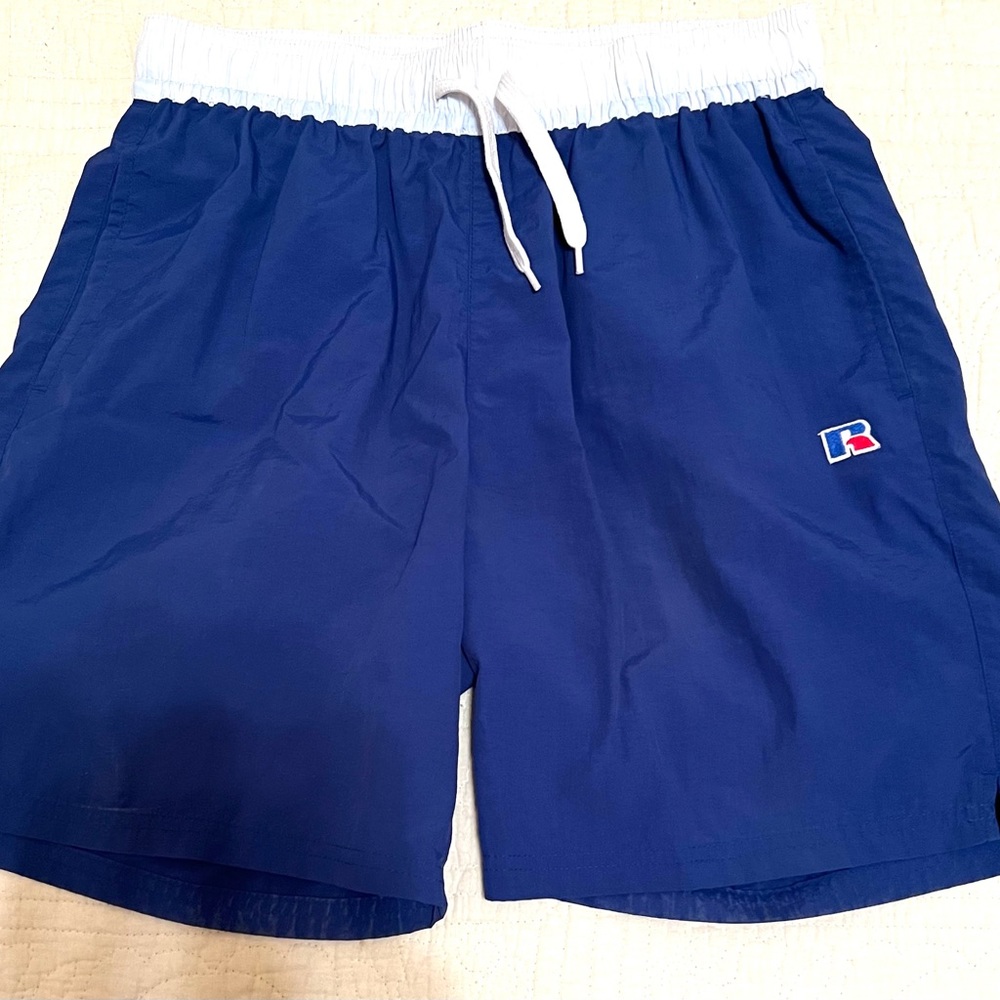 Russell Athletic Blue/White Shorts